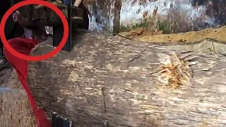 the process of sawing teak wood furniture making materials sawmill