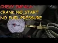 Chevrolet Impala Crank No Start Fuel Pump Diagnosis