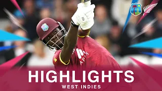 highlights west indies v new zealand 1st odi