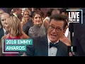 Stephen Colbert Crashes John Oliver s Interview at 2019 Emmys E Red Carpet Award Shows