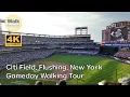 4K60 NY Mets Gameday Citi Field Walking Tour