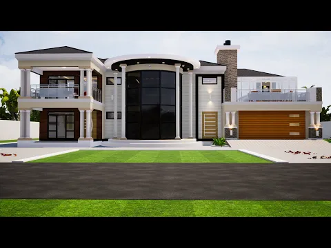 Download MP3 5 Bedroom Double Storey | Double Storey design | Hip roof double storey