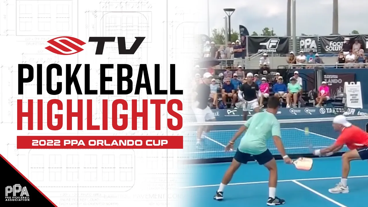 Matt Wright Backhand Pickleball Highlight - 2022 PPA Orlando Cup Men's Doubles