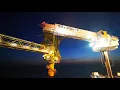 Safeway gangway Walk to work system in the night shift
