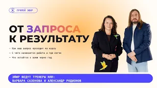 ЭФИР: От запроса к результату: маршрут по курсу НЛП-Практик | Александр Родионов и Варвара Сазонова