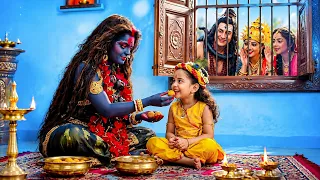 माँ काली ने बाल कान्हा को अपने हाथों से खिलाया, देखकर महादेव रह गए हैरान | Bal Krishan Leela
