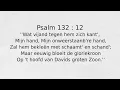 Download Lagu Psalm 132 : 12 ''Wat vijand tegen hem zich kant',