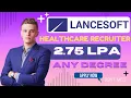 LanceSoft US Healthcare Recruiter Jobs in Hyderabad 2025 2 75 LPA Work from Hyderabad