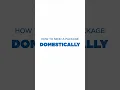How to Send a Package Domestically