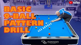 Basic 9-ball pattern drill for all levels