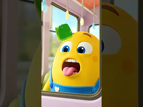 Wheels on the Bus - Boba Eating Jelly on the Bus