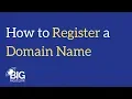 How to Register a Domain Name or Check Domain Availability BigHost Link