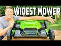 NEW Greenworks 25 Battery Lawn Mower FASTEST - Review 2020