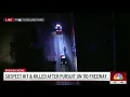 Pursuit suspect fatally hit on 110 Freeway near Highland Park