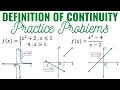 Continuity Practice Problems