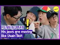 Download Lagu [RUNNINGMAN] His jaws are moving like Usain Bolt. (ENGSUB)