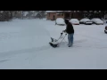 Menards Snow Blaster 13 amp 18 in action only model in that price range auger