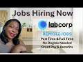 LABCORP is HIRING Remote Jobs WFH Great Pay Benefits Equipment Included