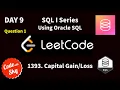 DAY 9 1393 Capital SQL SERIES LeetCode Oracle SQL