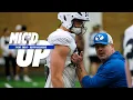 MIC D UP with Tight Ends Coach Kevin Gilbride BYU FOOTBALL