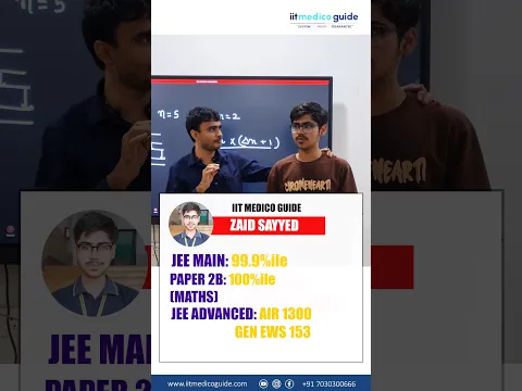 Our JEE topper's story