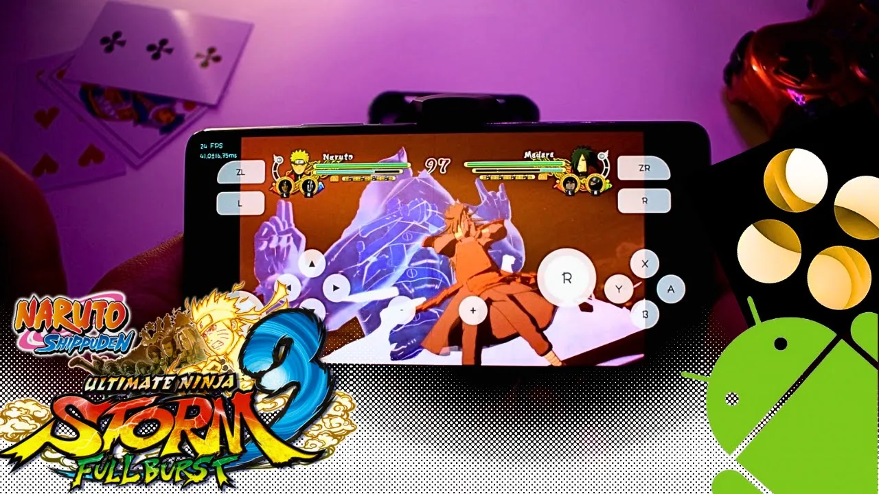 Naruto Shippuden Ultimate Ninja Storm 3 Full Burst Android Gameplay - Skyline Emulator Edge - Mali GPU