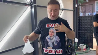 Kendimi ve arabayı süslüyorum