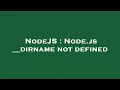NodeJS Node js -