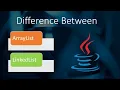 Tricky Interview Question Difference Between ArrayList and LinkedList in Java