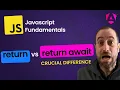 Javascript return vs return await Crucial Difference