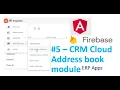 Address Book module Angular Material data table Reactive Form Builder Form Array Firebase App