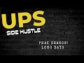 UPS Package Handler Side Hustle - Working long days in peak season
