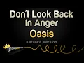 Download Lagu Oasis - Don't Look Back In Anger Karaoke Version