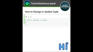 How to update or change Tuple