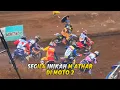 Lagu M Athar Lebih Gil4 Lagi Di Moto 2! M Andika Full Fower MX125