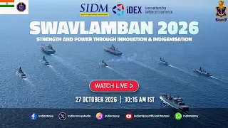 Day 2 LIVE | Swavlamban 2026 | Driving Ideas into Capability | Indian Navy