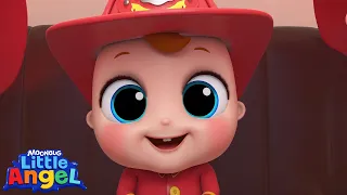 A Ride in the Little Red Truck | Animal Learning Videos | Little Angel Kids Songs & Nursery Rhymes
