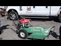 How to operate the Billy Goat Outback Brush Cutter