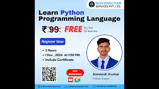 Live Workshop Master Python Programming in Just 2 Hours