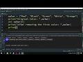 How to remove the first Item from a list in Python