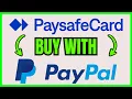 How To BUY PaysafeCard With PayPal QUICK EASY 2026