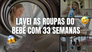 VLOG Lavando as roupinhas do Bebê 👶🏻 | Vitória Loureiro