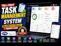 Task and Project Management System using PHP and MySQL Full-Stack Project with Source Code