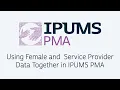 IPUMS PMA Training Webinar Using Female and Service Provider Data Together in IPUMS PMA