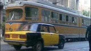 جولة فى شوارع محرم بك على الترام من محطة مصر لشارع بوالينو دندنها