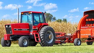 INTERNATIONAL 5088 Tractor & 881 Forage Harvester