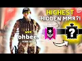 I Reached The Highest Hidden MMR in Rainbow Six Siege Year 8