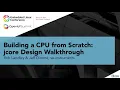 Building a CPU from Scratch jcore Design Walkthrough