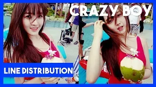 Download AOA - Crazy Boy Line Distribution (Color Coded) MP3