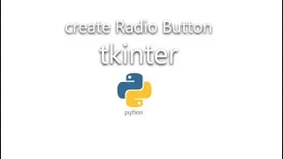 tkinter Radio Button Python